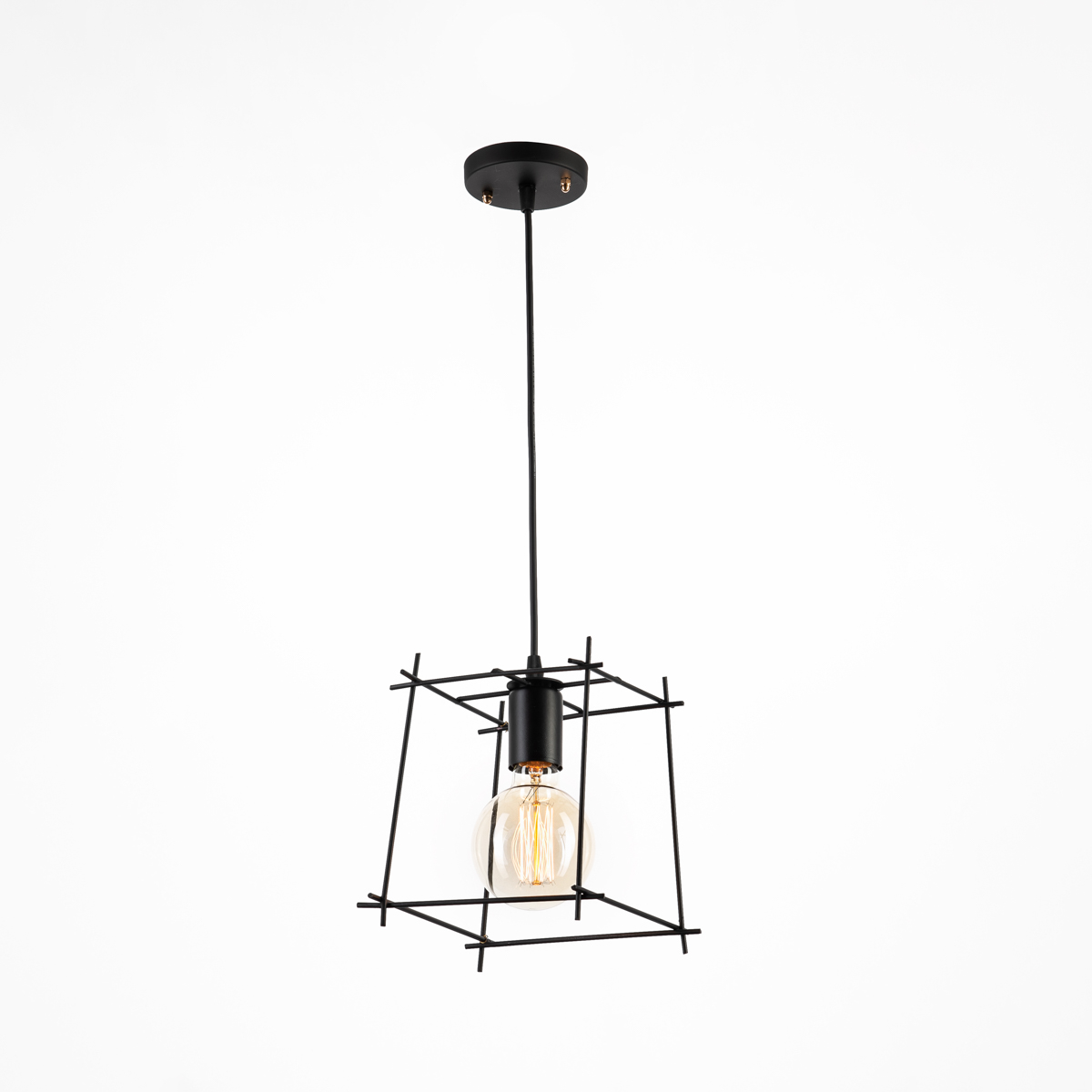 Stilo 1 Light Black Pendant