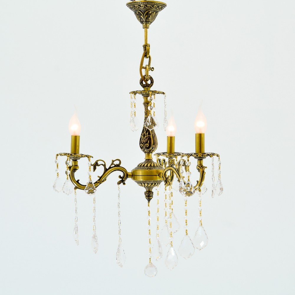 Glory 3 Lights Antique Chandelier