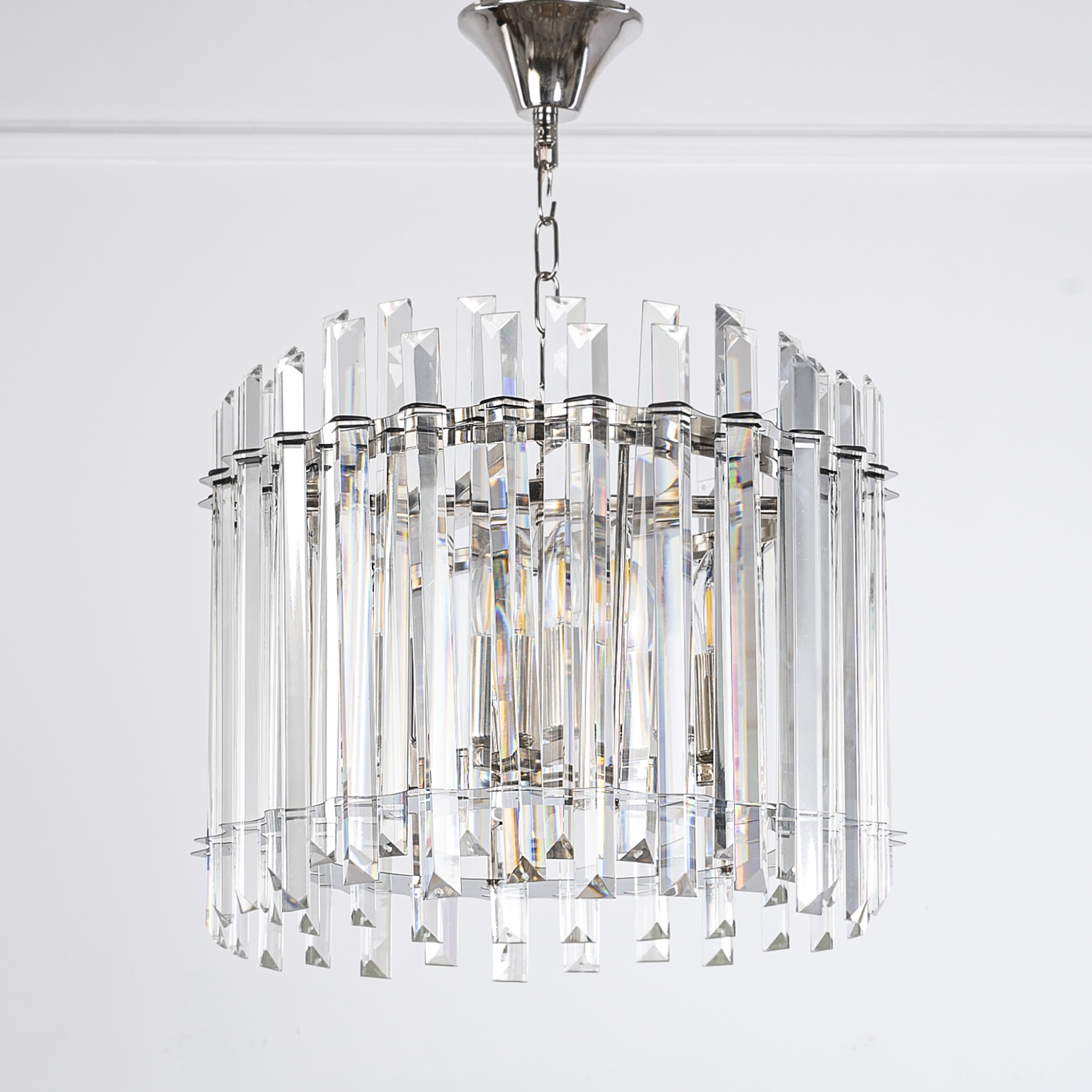 crystalic 8 Lights Chrome Chandelier