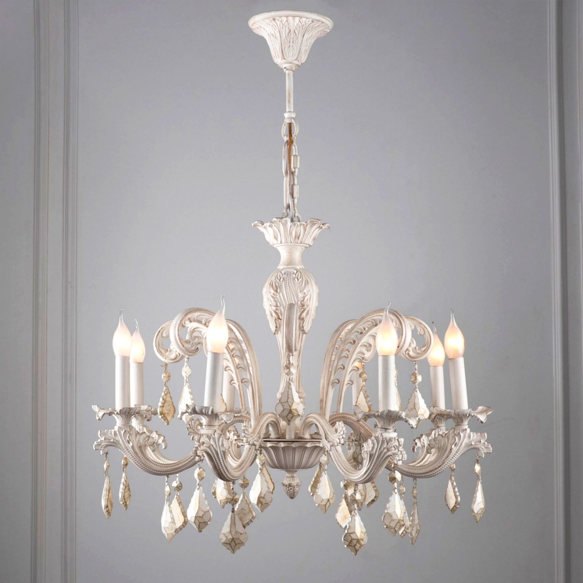 brock 8 Lights Whitey Chandelier