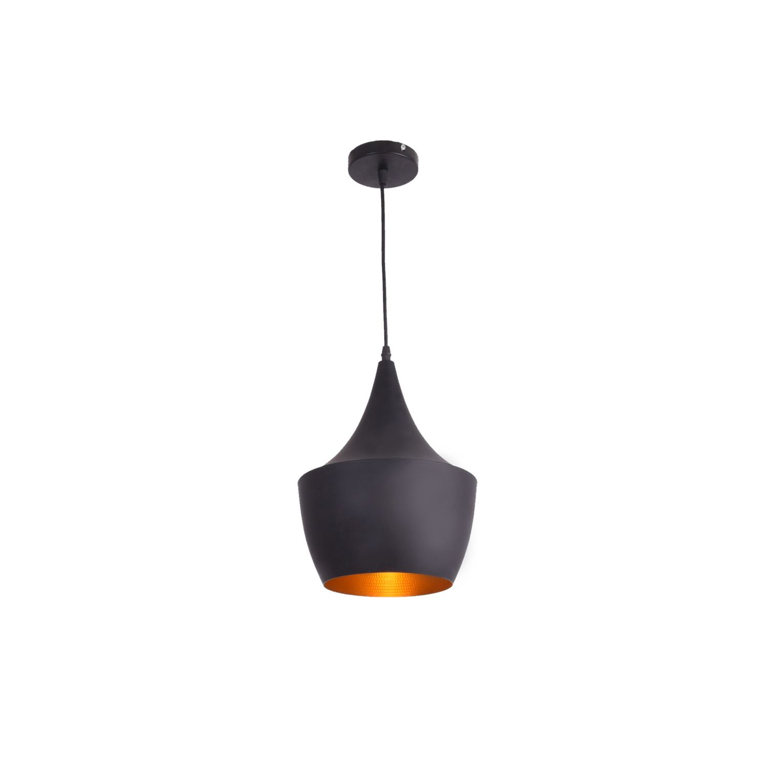 Palma 1 Light Black Pendant