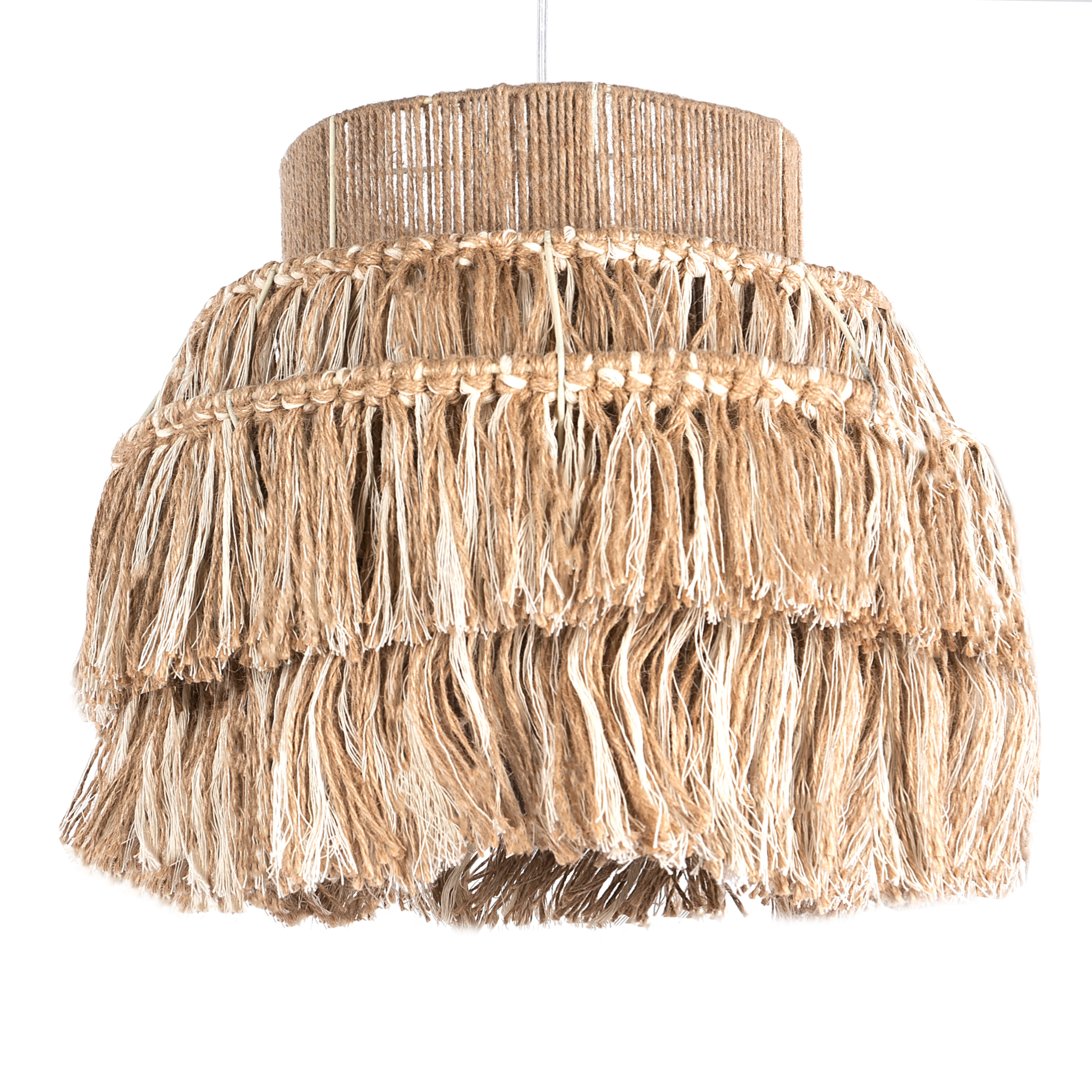 Banu Boho 1 Light Beige Pendant