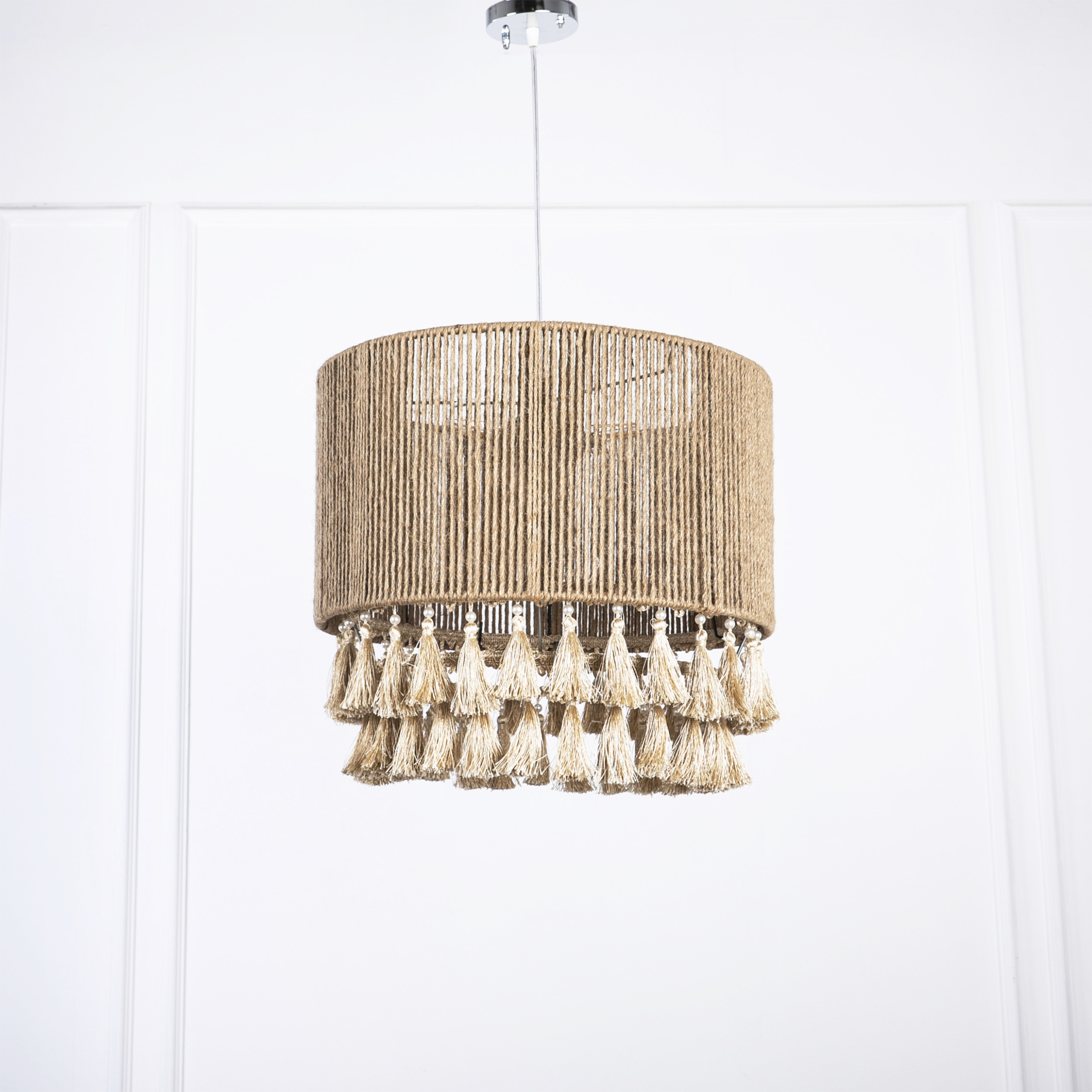 3 Lights Beige Pendant