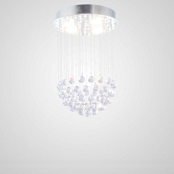 Loli 4 Lights Chrome Chandelier