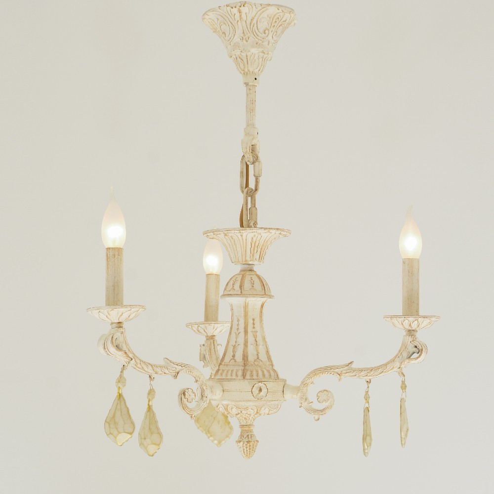 spino 3 Lights Whitey Chandelier