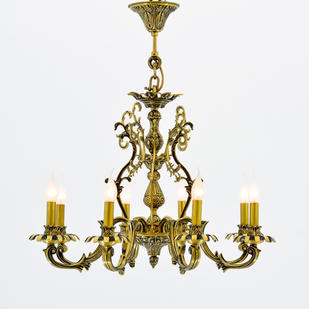 scorpion 8 Lights Bronze Chandelier