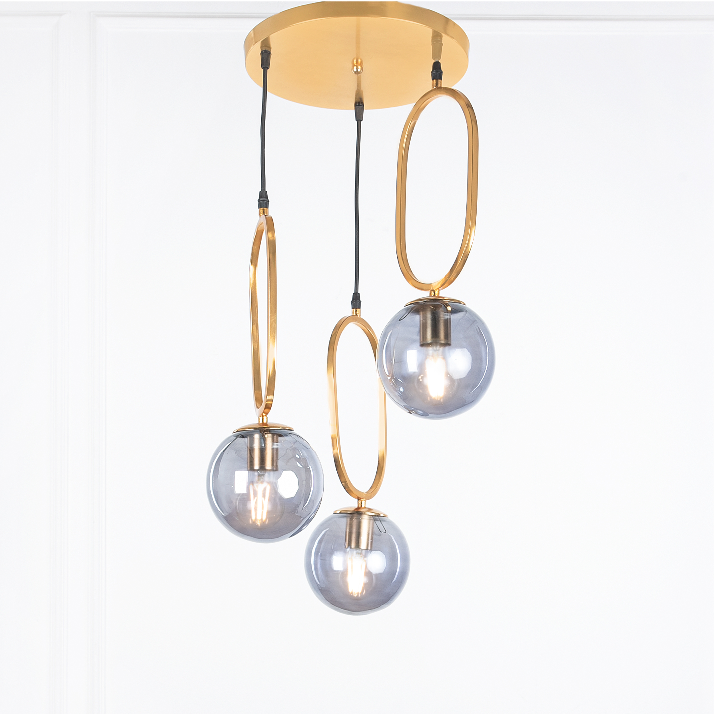 Jiala 3 Lights Gold Pendant