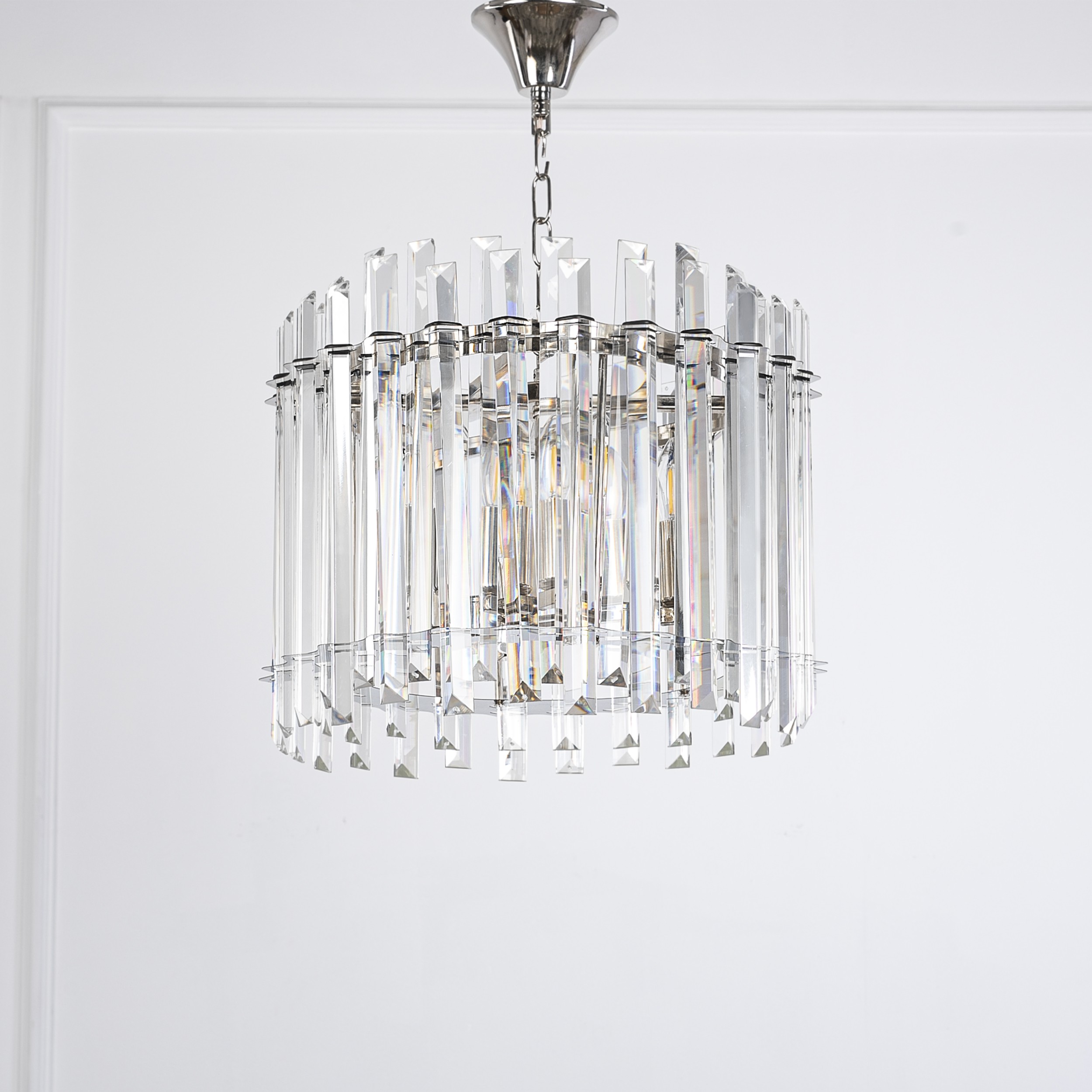 cristalic 4 Lights Chrome Chandelier