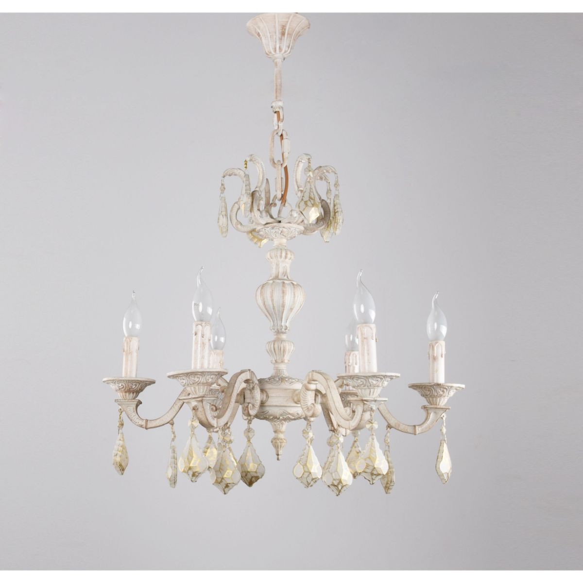 rocket grey  6 Lights Whitey Chandelier