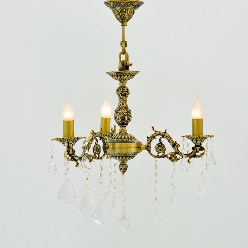 glamb 3 Lights Antique Chandelier