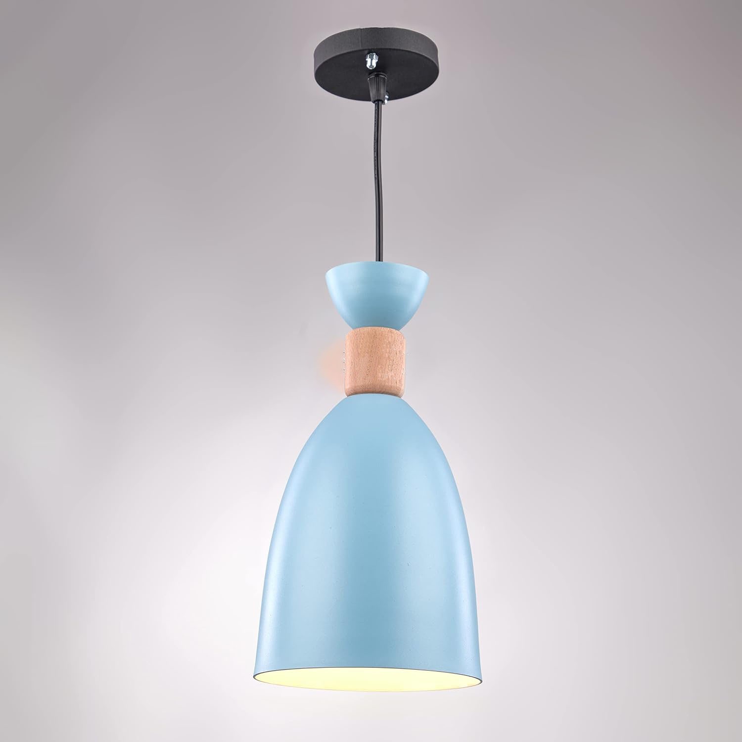 Modern ceiling lamp blue