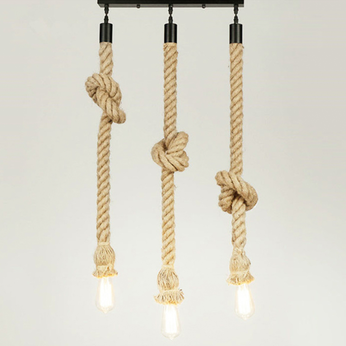 Vella 3 Lights Beige Chandelier