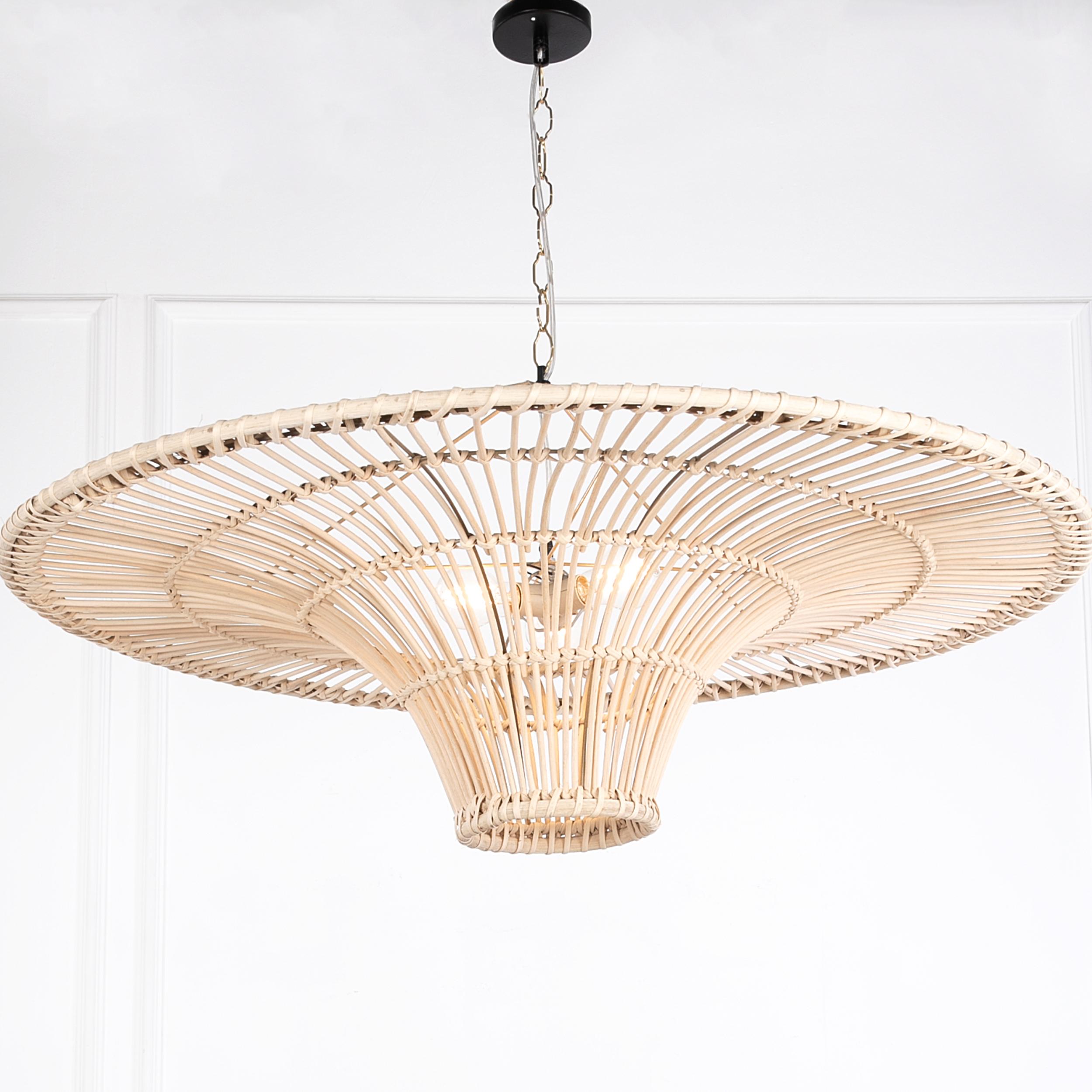 Chabeu Boho 3 Lights Beige Pendant