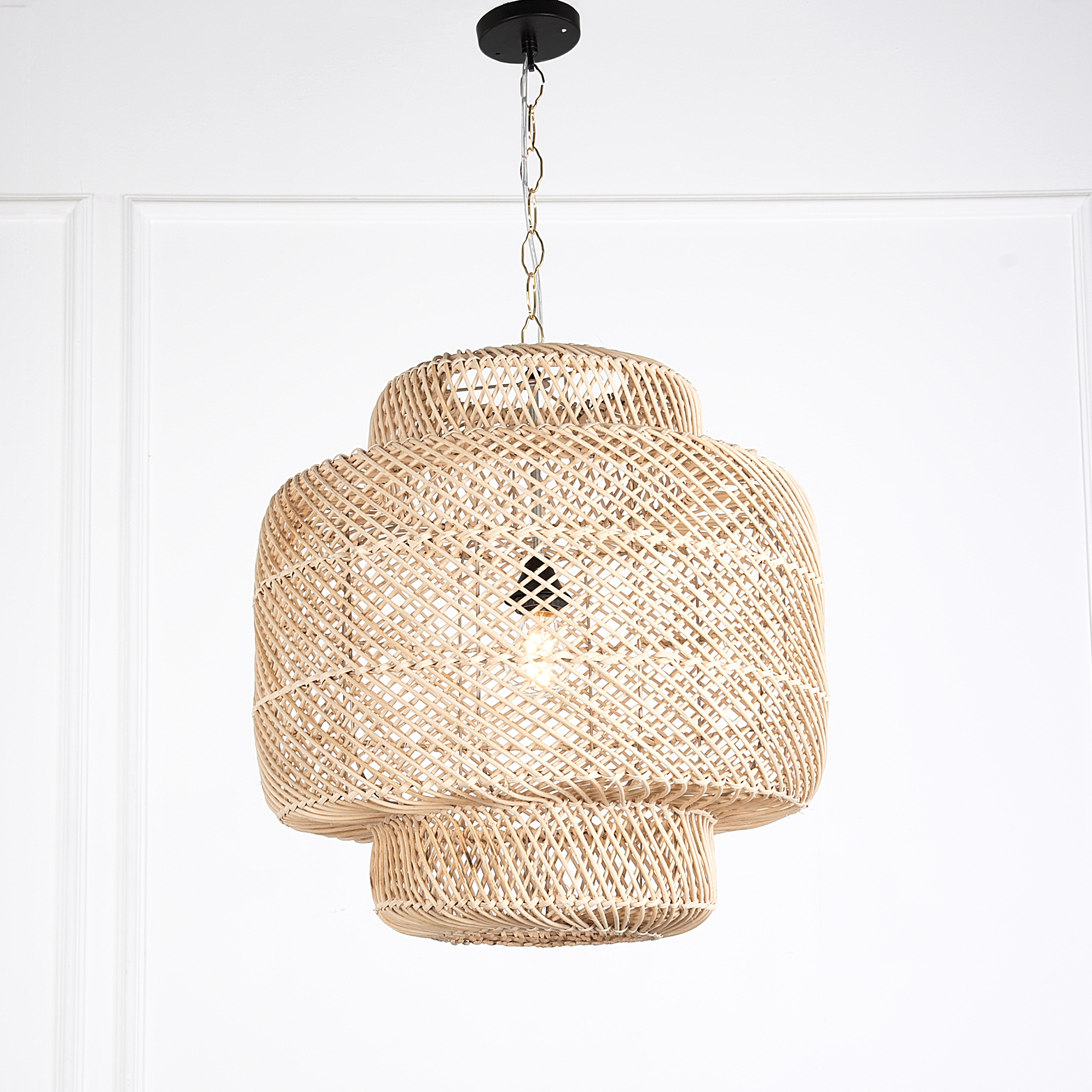 Agata Boho 1 Light Beige Pendant