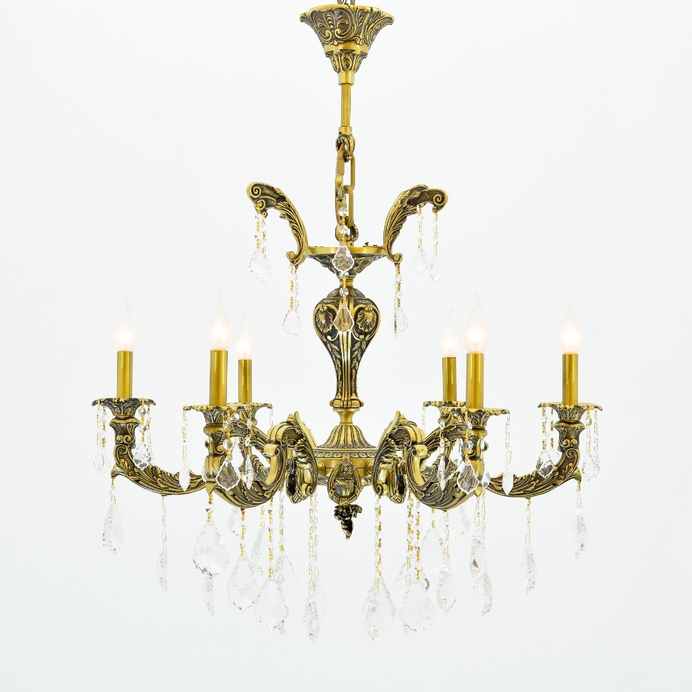 spain Antique 6 Lights Chandelier