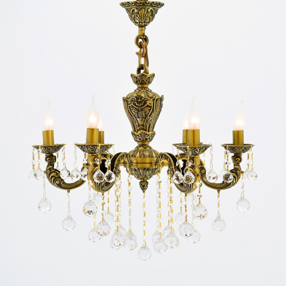 gosto 6 Lights Antique Chandelier