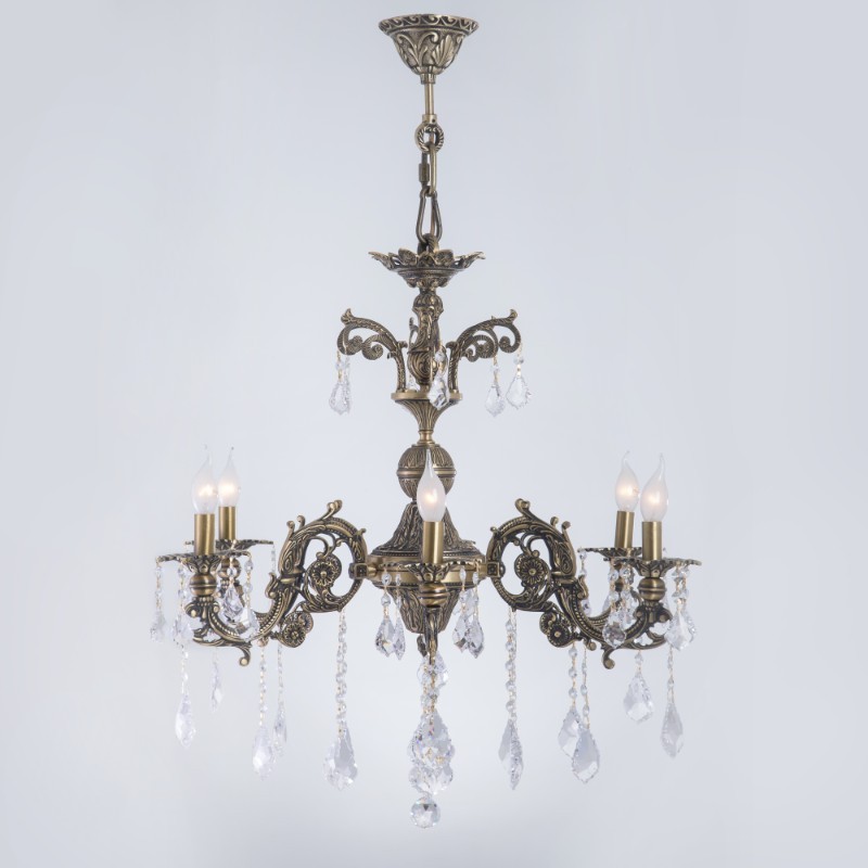 shobo 6 Lights Antique Chandelier