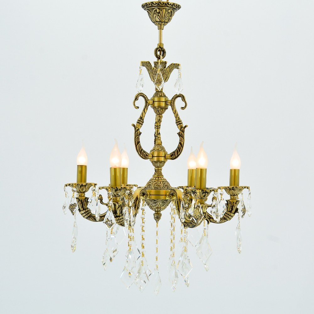 zoaro 6 Lights Bronze Chandelier