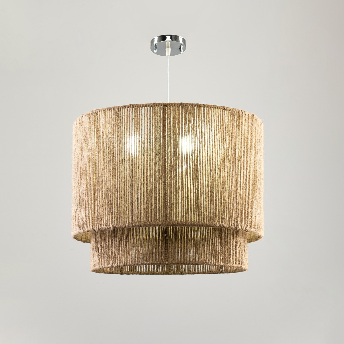 Elina 3 Lights Beige Boho Pendant