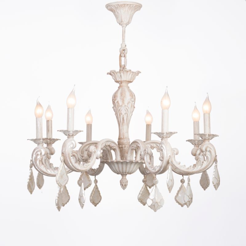 luxurious  Whitey 8 Lights Chandelier