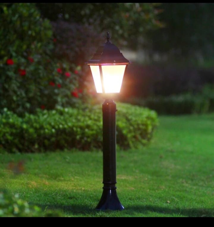 small garden lamp