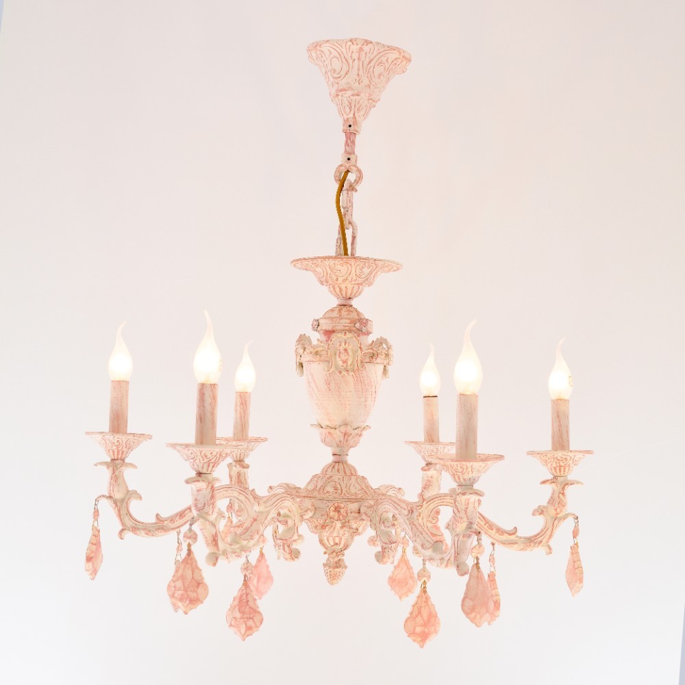 cena 6 Lights Whitey Rose Chandelier