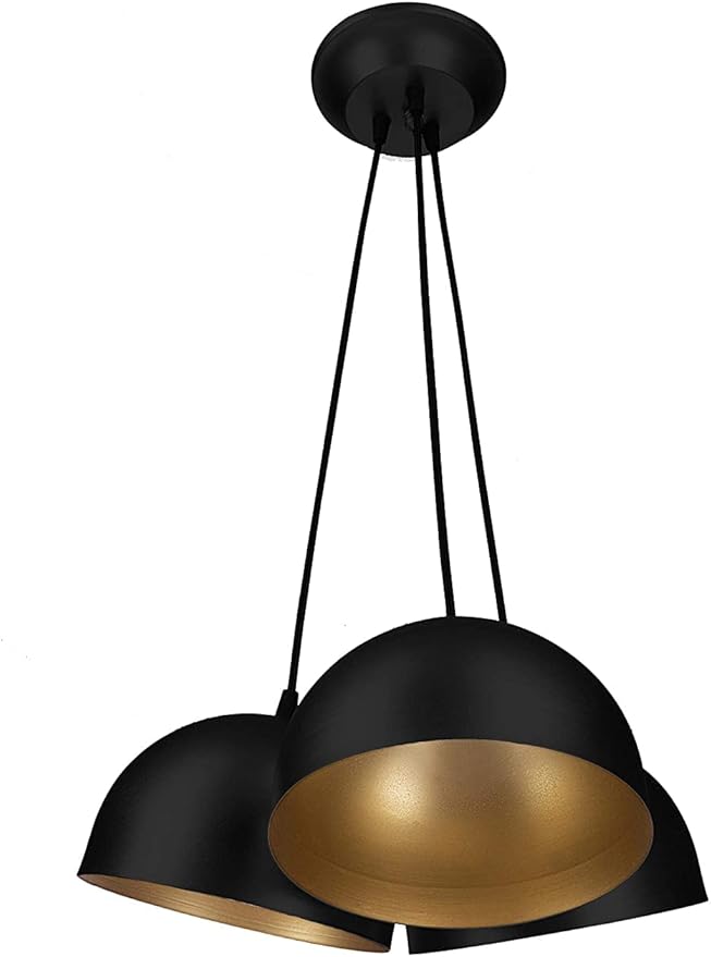 trio Chandelier - Black, Gold…